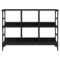 vidaXL Aparador de madera de ingeniería negro 102x32x73,5 cm vidaXL Aparador de madera de ingeniería negro 102x32x73,5 cm