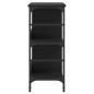 vidaXL Aparador de madera de ingeniería negro 102x32x73,5 cm vidaXL Aparador de madera de ingeniería negro 102x32x73,5 cm
