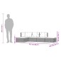 vidaXL Set de muebles de jardín 5 pzas y cojines ratán sintético gris vidaXL Set de muebles de jardín 5 pzas y cojines ratán sintético gris