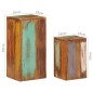 vidaXL Soportes para plantas 2 unidades madera maciza reciclada vidaXL Soportes para plantas 2 unidades madera maciza reciclada