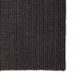 vidaXL Alfombra de sisal natural negro 80x200 cm vidaXL Alfombra de sisal natural negro 80x200 cm