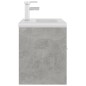 vidaXL Mueble con lavabo madera de ingeniería gris hormigón vidaXL Mueble con lavabo madera de ingeniería gris hormigón