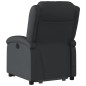 vidaXL Sillón reclinable de masaje elevable cuero auténtico negro vidaXL Sillón reclinable de masaje elevable cuero auténtico negro