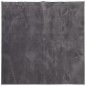 vidaXL Alfombra de pelo corto suave lavable HUARTE antracita 120x120cm vidaXL Alfombra de pelo corto suave lavable HUARTE antracita 120x120cm