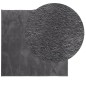 vidaXL Alfombra de pelo corto suave lavable HUARTE antracita 120x120cm vidaXL Alfombra de pelo corto suave lavable HUARTE antracita 120x120cm