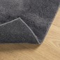 vidaXL Alfombra de pelo corto suave lavable HUARTE antracita 120x120cm vidaXL Alfombra de pelo corto suave lavable HUARTE antracita 120x120cm