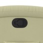 vidaXL Sillón reclinable elevable cuero auténtico color crema vidaXL Sillón reclinable elevable cuero auténtico color crema