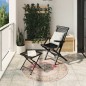 vidaXL Alfombra de interior/exterior diseño vintage ARBIZU Ø 120 cm vidaXL Alfombra de interior/exterior diseño vintage ARBIZU Ø 120 cm