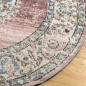 vidaXL Alfombra de interior/exterior diseño vintage ARBIZU Ø 120 cm vidaXL Alfombra de interior/exterior diseño vintage ARBIZU Ø 120 cm