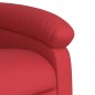 vidaXL Sillón reclinable de masaje de pie cuero artificial rojo vidaXL Sillón reclinable de masaje de pie cuero artificial rojo