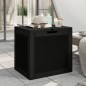 vidaXL Caja de almacenaje de jardín polipropileno negra 55,5x43x53 cm vidaXL Caja de almacenaje de jardín polipropileno negra 55,5x43x53 cm