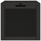 vidaXL Caja de almacenaje de jardín polipropileno negra 55,5x43x53 cm vidaXL Caja de almacenaje de jardín polipropileno negra 55,5x43x53 cm