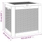 vidaXL Caja de almacenaje de jardín polipropileno negra 55,5x43x53 cm vidaXL Caja de almacenaje de jardín polipropileno negra 55,5x43x53 cm