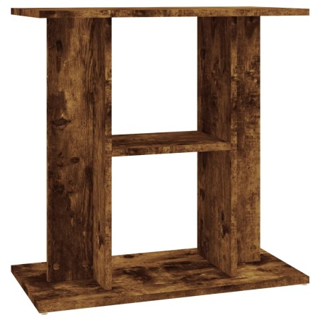 vidaXL Soporte para acuario madera ingeniería roble ahumado 60x30x60cm