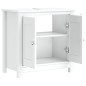 vidaXL Mueble de lavabo baño BERG madera maciza pino blanco 60x34x59cm vidaXL Mueble de lavabo baño BERG madera maciza pino blanco 60x34x59cm