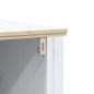 vidaXL Mueble de lavabo baño BERG madera maciza pino blanco 60x34x59cm vidaXL Mueble de lavabo baño BERG madera maciza pino blanco 60x34x59cm