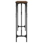 vidaXL Mesa consola madera de ingeniería roble ahumado 140x23x75 cm vidaXL Mesa consola madera de ingeniería roble ahumado 140x23x75 cm