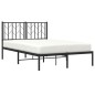 vidaXL Estructura de cama con cabecero metal negro 120x190 cm vidaXL Estructura de cama con cabecero metal negro 120x190 cm