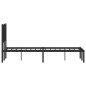 vidaXL Estructura de cama con cabecero metal negro 120x190 cm vidaXL Estructura de cama con cabecero metal negro 120x190 cm