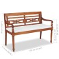 vidaXL Set de muebles de jardín 4 pzas y cojines madera maciza de teca vidaXL Set de muebles de jardín 4 pzas y cojines madera maciza de teca