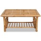 vidaXL Set de muebles de jardín 4 piezas y cojines bambú vidaXL Set de muebles de jardín 4 piezas y cojines bambú