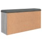 vidaXL Banco zapatero madera de ingeniería gris Sonoma 102x32x50 cm vidaXL Banco zapatero madera de ingeniería gris Sonoma 102x32x50 cm