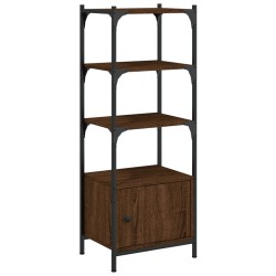 vidaXL Librería 3 estantes madera ingeniería marrón 41x30x109,5 cm