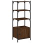 vidaXL Librería 3 estantes madera ingeniería marrón 41x30x109,5 cm vidaXL Librería 3 estantes madera ingeniería marrón 41x30x109,5 cm