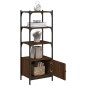 vidaXL Librería 3 estantes madera ingeniería marrón 41x30x109,5 cm vidaXL Librería 3 estantes madera ingeniería marrón 41x30x109,5 cm