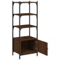 vidaXL Librería 3 estantes madera ingeniería marrón 41x30x109,5 cm vidaXL Librería 3 estantes madera ingeniería marrón 41x30x109,5 cm