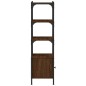 vidaXL Librería 3 estantes madera ingeniería marrón 41x30x109,5 cm vidaXL Librería 3 estantes madera ingeniería marrón 41x30x109,5 cm