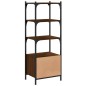 vidaXL Librería 3 estantes madera ingeniería marrón 41x30x109,5 cm vidaXL Librería 3 estantes madera ingeniería marrón 41x30x109,5 cm