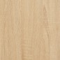 vidaXL Banco con almacenaje madera ingeniería roble Sonoma 82x42x46 cm