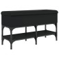 vidaXL Banco zapatero madera de ingeniería negro 82x32x45 cm vidaXL Banco zapatero madera de ingeniería negro 82x32x45 cm