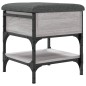 vidaXL Banco zapatero madera de ingeniería gris Sonoma 42x42x45 cm vidaXL Banco zapatero madera de ingeniería gris Sonoma 42x42x45 cm