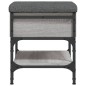 vidaXL Banco zapatero madera de ingeniería gris Sonoma 42x42x45 cm vidaXL Banco zapatero madera de ingeniería gris Sonoma 42x42x45 cm