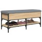 vidaXL Banco zapatero madera de ingeniería roble Sonoma 102x42x45 cm vidaXL Banco zapatero madera de ingeniería roble Sonoma 102x42x45 cm