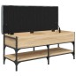 vidaXL Banco zapatero madera de ingeniería roble Sonoma 102x42x45 cm vidaXL Banco zapatero madera de ingeniería roble Sonoma 102x42x45 cm