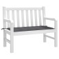 vidaXL Cojín de banco de jardín tela Oxford gris antracita 120x50x3 cm vidaXL Cojín de banco de jardín tela Oxford gris antracita 120x50x3 cm