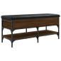 vidaXL Banco zapatero madera de ingeniería marrón roble 102x42x45 cm vidaXL Banco zapatero madera de ingeniería marrón roble 102x42x45 cm