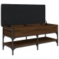 vidaXL Banco zapatero madera de ingeniería marrón roble 102x42x45 cm vidaXL Banco zapatero madera de ingeniería marrón roble 102x42x45 cm