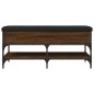 vidaXL Banco zapatero madera de ingeniería marrón roble 102x42x45 cm vidaXL Banco zapatero madera de ingeniería marrón roble 102x42x45 cm