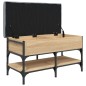 vidaXL Banco zapatero madera de ingeniería roble Sonoma 82x42x45 cm vidaXL Banco zapatero madera de ingeniería roble Sonoma 82x42x45 cm