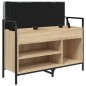 vidaXL Banco zapatero madera de ingeniería roble Sonoma 85,5x32x57,5cm vidaXL Banco zapatero madera de ingeniería roble Sonoma 85,5x32x57,5cm