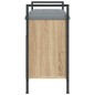 vidaXL Banco zapatero madera de ingeniería roble Sonoma 65,5x32x57,5cm vidaXL Banco zapatero madera de ingeniería roble Sonoma 65,5x32x57,5cm