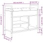 vidaXL Banco zapatero madera de ingeniería roble Sonoma 65,5x32x57,5cm vidaXL Banco zapatero madera de ingeniería roble Sonoma 65,5x32x57,5cm