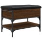 vidaXL Banco zapatero madera de ingeniería marrón roble 62x42x45 cm vidaXL Banco zapatero madera de ingeniería marrón roble 62x42x45 cm
