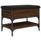 vidaXL Banco zapatero madera de ingeniería marrón roble 62x42x45 cm vidaXL Banco zapatero madera de ingeniería marrón roble 62x42x45 cm