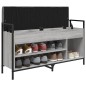 vidaXL Banco zapatero madera de ingeniería gris Sonoma 105,5x32x57,5cm vidaXL Banco zapatero madera de ingeniería gris Sonoma 105,5x32x57,5cm