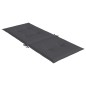 vidaXL Cojín silla de jardín respaldo alto 4 uds tela gris 120x50x3 cm vidaXL Cojín silla de jardín respaldo alto 4 uds tela gris 120x50x3 cm